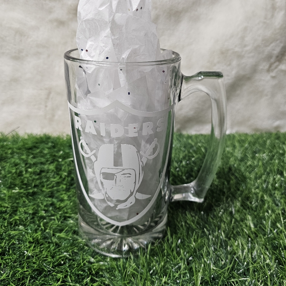 Raiders Glass Mug